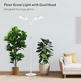 Garpsen Grow Lights Dual-Head Full Spectrum LED Plant Lights with Stand view 6