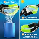 COOLOO Kids Swimming Goggles 2 Pack Anti Fog UV Protection No Leaking view 3
