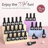 VANREESA 24 Pcs Gel Nail Polish Set Fall Winter with Base Top Coat Kit view 6