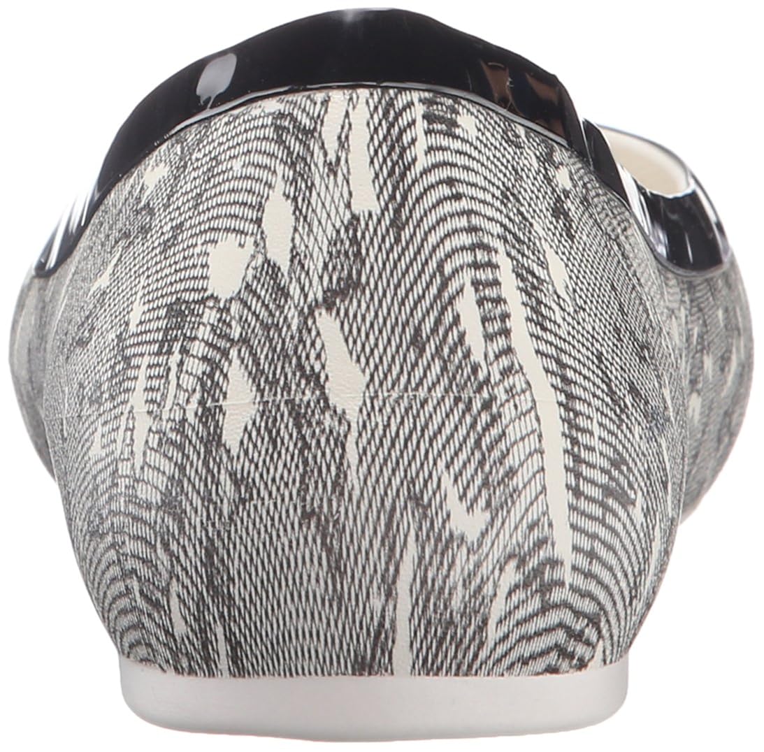 crocs lina shiny women flat in black