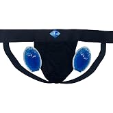 Test-Eeze Vasectomy Jockstrap With 2-Custom Fit Ice Packs Active Athletic Supporters Elastic Waistband Testicular Jock Straps