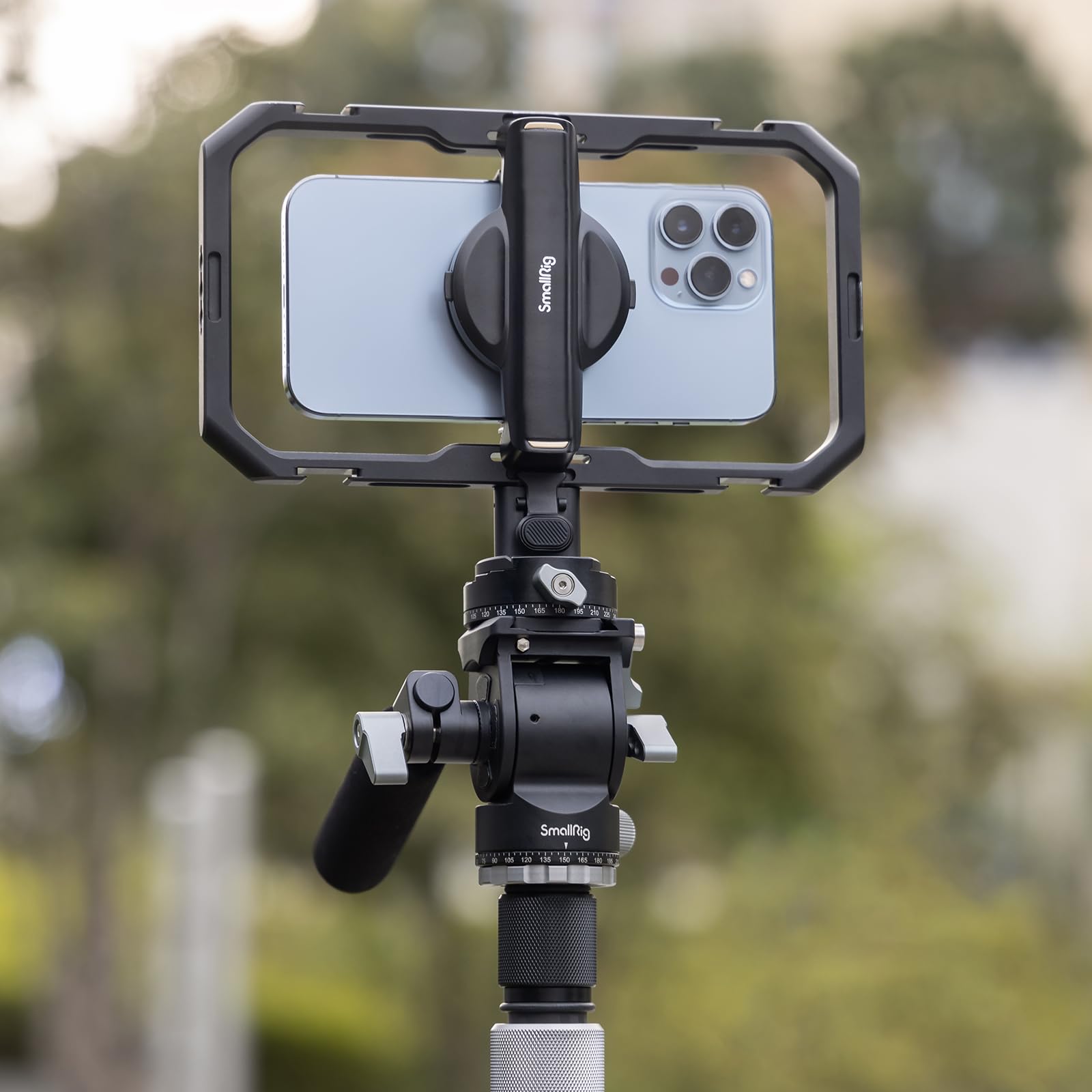 SmallRig Quick Release Adapter for SmallRig Quick-Release Mobile Phone Cage Series, for Tripods, Gimbal Stabilizers, Sliders, and Other Equipment with Tripod Heads for Arca-Swiss - 4609