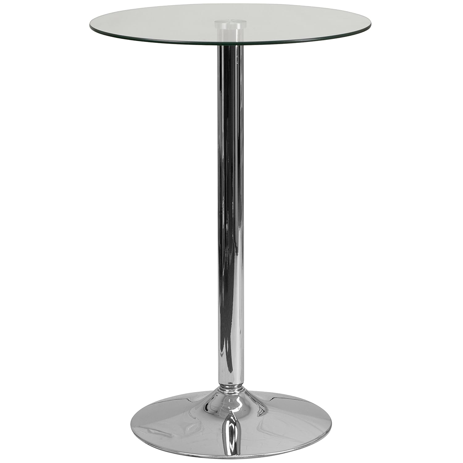 Best Black With Crome Pedestal Bar Stool