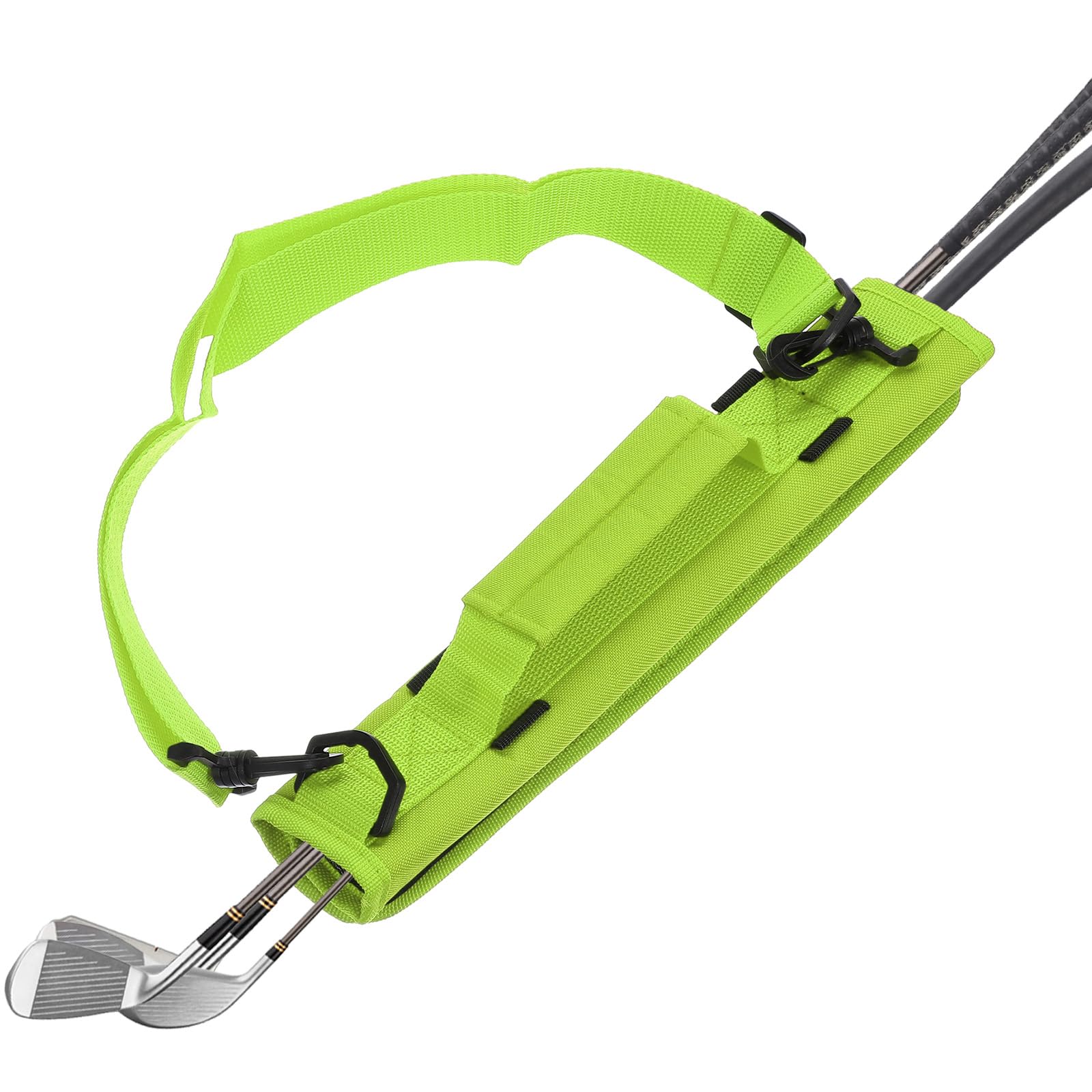 PATIKIL Mini Golf Club Bag, Portable Lightweight Club Carry Bag with Adjustable Strap for Men Women Golfer Pouch Driving Range Carrier Course Training Practice Case Grass Green