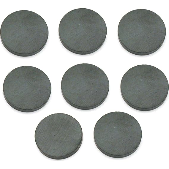 8 Ceramic Round Disc Science Project Craft .75