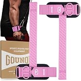 GOUNOD Lifting Wrist Straps with D Ring for Weightlifting &amp; Gym | Heavy Duty Padded Lifting Straps for Men &amp; Women &ndash; Grip Support for Deadlifts, Pull Ups, Cable Machines &amp; Bodybuilding