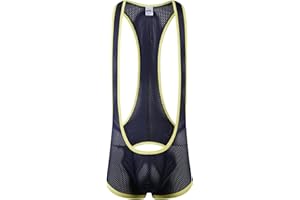 YOOBNG Men's Tank Top One Piece Wrestling Singlet Bodysuit Jumpsuit Leotard Mini Boxer Briefs Underwear