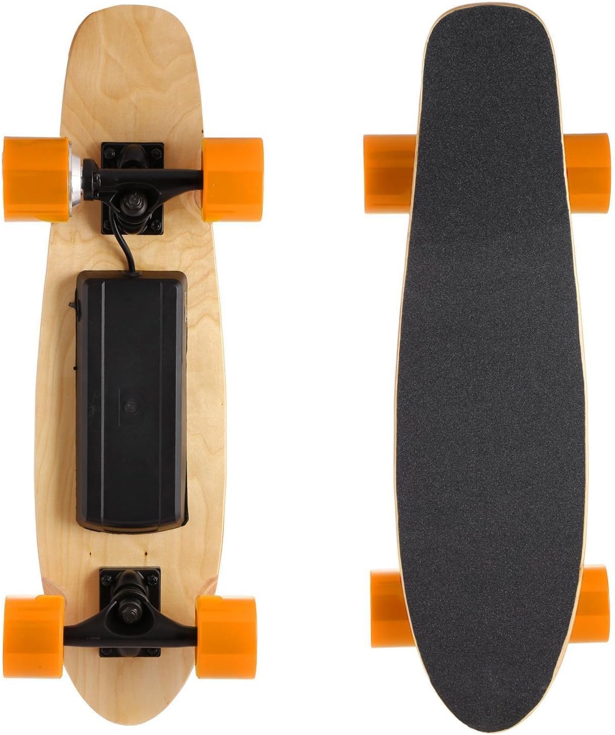 mymotto Skateboarding Electric Skateboard with remote control Light Front Speaker Bluetooth – 71 x 20 x 15.5 cm