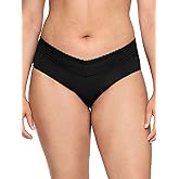 Warner's womens Warners Blissful Benefits Dig-free Microfiber Lace Hipster 3-pack Wrw251hp12w