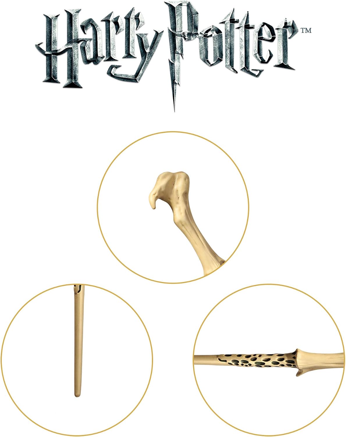 The Noble Collection Lord Voldemortpvc Wand and Prismatic Bookmark, Multicolor - Image 5