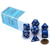 Chessex Jeu de dés polyédriques en plastique bleu sarcelle/blanc translucide de 10 mm – Donjons et Dragons D&D DND TTRPG – Comprend 7 dés – D4 D6 D8 D10 D12 D20 D Chessex Jeu de dés polyédriques en plastique bleu sarcelle/blanc translucide de 10 mm – Donjons et Dragons D&D DND TTRPG – Comprend 7 dés – D4 D6 D8 D10 D12 D20 D