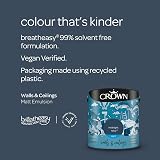 Crown Midnight Navy Matt Emulsion Paint 2.5L Water Based Quick Dry</wbr> view 2