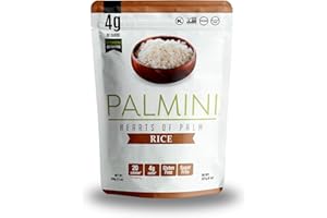Palmini Low Carb Rice | 4g of Carbs | As Seen On Shark Tank | Gluten Free | Hearts of Palm Rice (12 Ounces Pouch (Pack of 1))