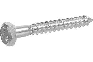 The Hillman Group 230054 Hex Lag Screw, 5/16-Inch X 2-1/2-Inch, Zinc, 100-Pack