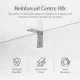 WINSOME Galvanised L Brackets for Wood 25mm x 25mm 16 Pcs Furniture Shelving view 4