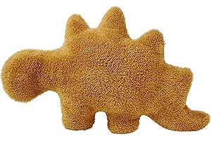 Isaacalyx Dino Nugget Pillow, 18 inch Soft Dinosaur Chicken Nuggets Pillow for Birthday Gifts, Dinosaur Theme Party Decorations