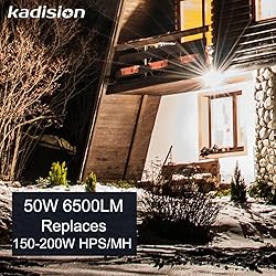 kadision LED Flood Light Outdoor with Dusk to Dawn
