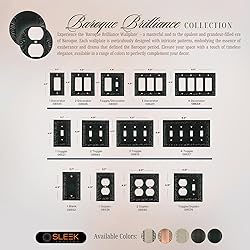 SleekLighting | Beveled Black Architecture Wall