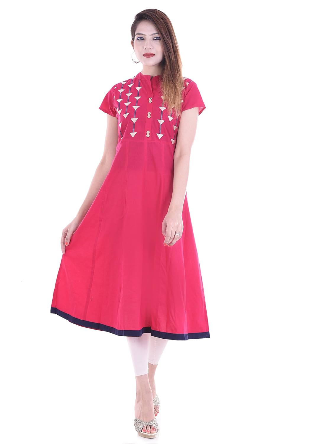 rajmandirfabrics women's cotton a-line kurti