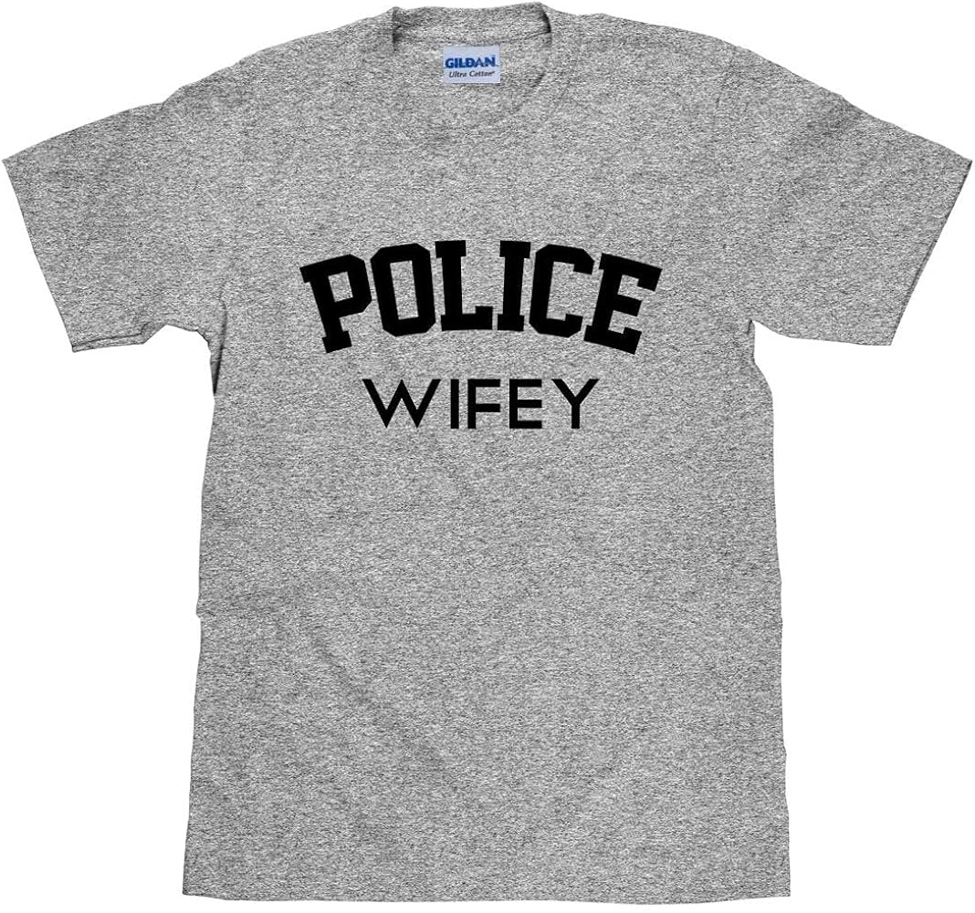 police wife t shirt