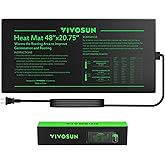 VIVOSUN Durable Waterproof Seedling Heat Mat 48" x 20.75" UL & MET-Certified Warm Hydroponic Heating Pad for Germination, Ind
