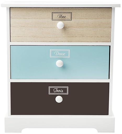 Com Four Mini Chest Of Drawers With 3 Long Drawers Small Shabby