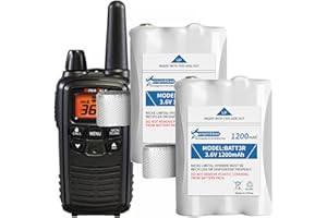 SENPINKBOO 2 Pack BATT3R Battery AVP14 Replacement Upgraded 1200mAh for Midland BATT-3R LXT600 LXT630 LXT630X3 LXT633 T50 T60 T51 T61 T55 T65 X-Talker Walkie-Talkie Radios Battery 3.6V