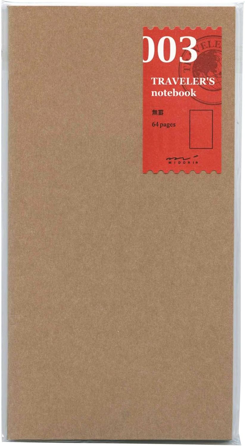 Midori Traveler's Notebook (refill 003) blank