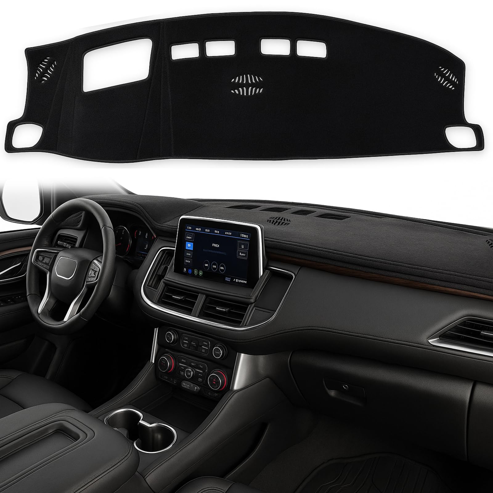 Photo 1 of Biifoxee Dash Cover Custom Fit for 2021 2022 2023 2024 Chevy Chevrolet Suburban/Tahoe/GMC Yukon XL (Excluding Denali) Dashboard Cover Dashcover Dash Mat Protector Carpet Pad Accessories