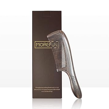 Amazoncom 100 Natural Wooden Hair Comb Well Polished Smooth And