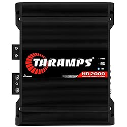Taramps HD 2000 Black 1 Ohm 1 Channel 2000 Watts