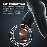 POWERLIX Knee Support Sleeve Men Women arthritis pain XL Black view 4