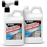 AL-NEW Outdoor Cleaner | 64oz Hose End Sprayer (Pack of 2) (Deck, Wood Fence, &amp; Patio Outdoor Cleaner)