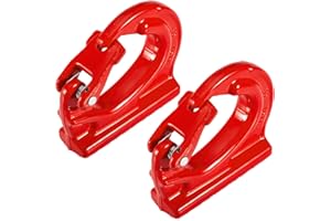 Gedlex 2 Ton Weld on Anchor Hook,G80 Heavy Duty Weld on Hook,Alloy Steel Lifting Hook,Welding Hooks for Wrecker Crane Tractor Rigging Lifting 4400Lbs 2pack