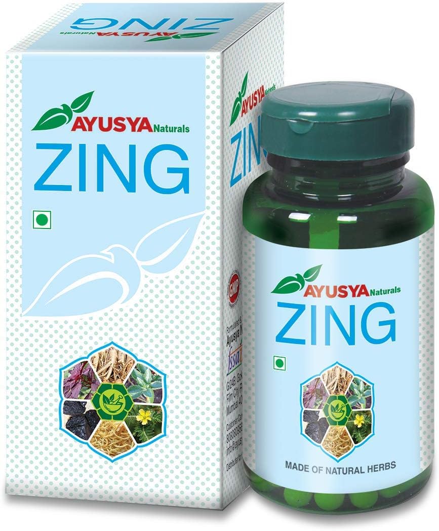 Ayusya Naturals Zing Ayurvedic Daily Energizer Capsule - 60 Capsules