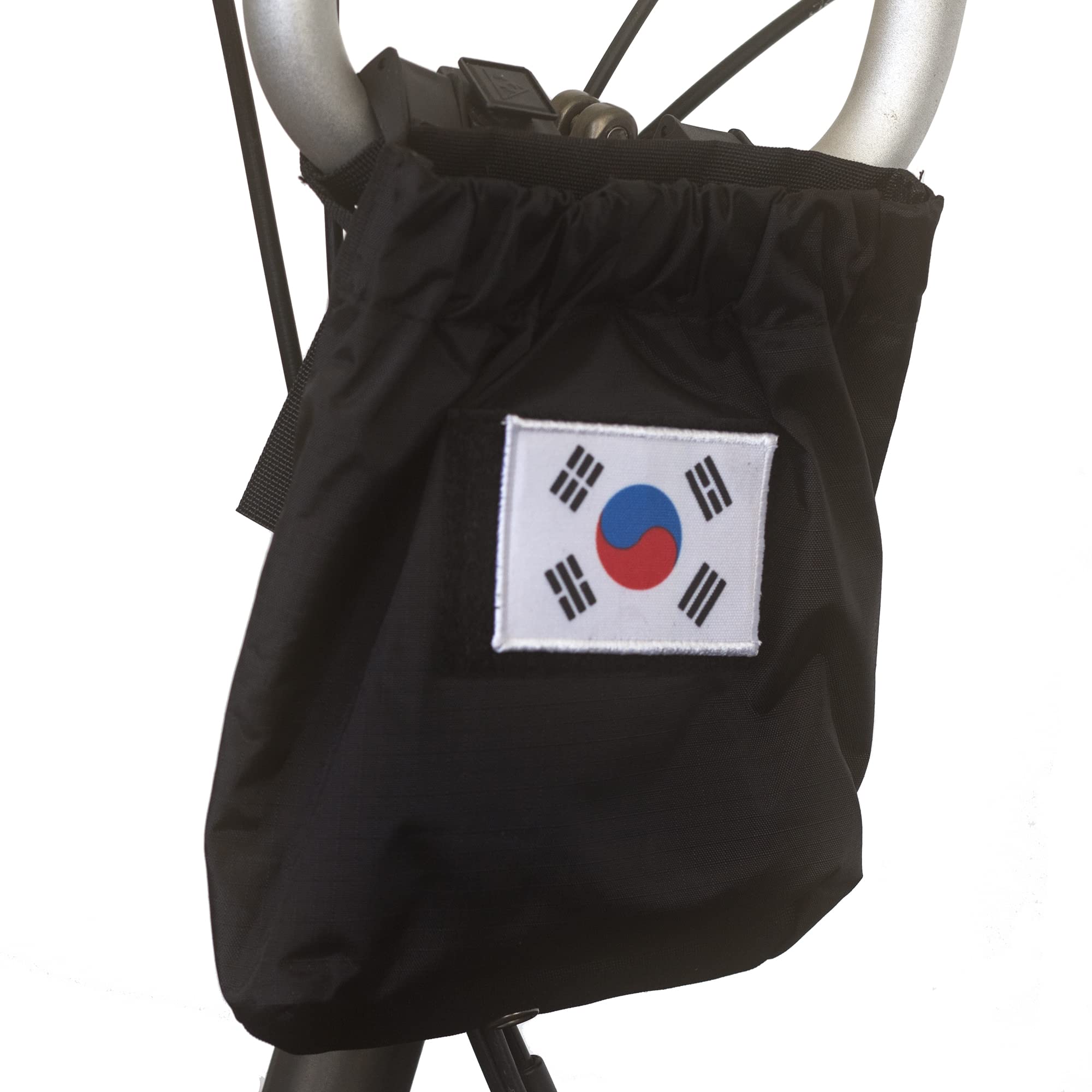 Stem / Saddle Waterproof Bag for BROMPTON South Korean Flag Design (customise with your own patches)