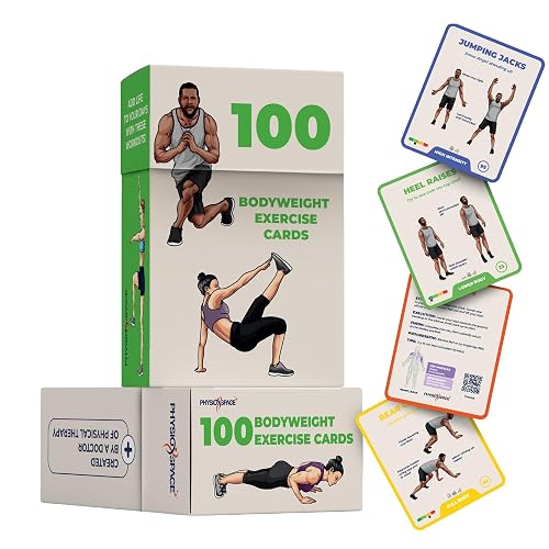 Best 100+ Bodyweight Exercise Cards Perfect at Home Workout ...