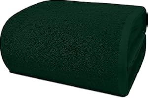 RIVERSIDE Pack of 1 Jumbo Bath Sheet 40 x 80 Inches - Extra Large Bath Towel, Super Soft & Highly Absorbent, 100% Cotton Quick Dry, Perfect to Wrap Yourself in - Hunter Green