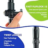 Underwood Aggregator Walking Poles 2 Pack Adjustable Telescopic Hiking Poles view 3