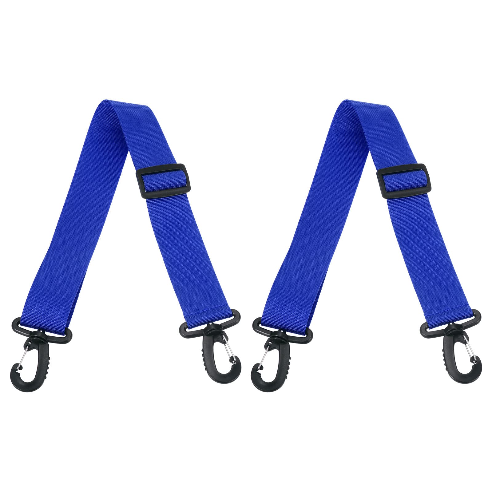 PATIKIL 90cmx3.8cm Roller Skate Leash, 2 Pack Adjustable Ski Boots Carrier Strap for Roller Skates, Ski Boots, Ice Skates, Blue