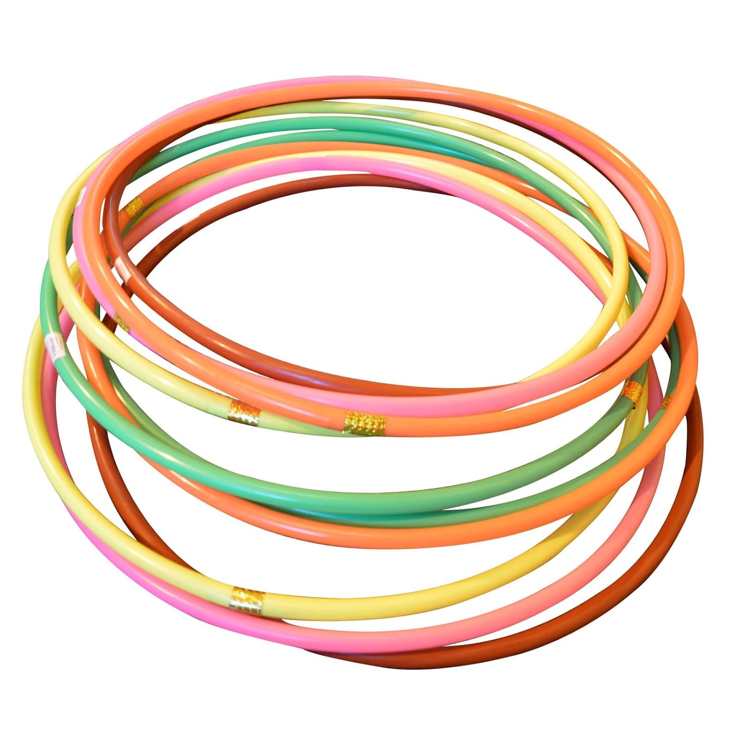 4pk Children's Adults Plain Colour Hula Hoop Sports Fitness Activity