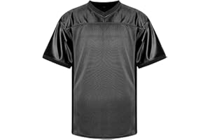 MESOSPERO Men's Football Jersey Blank Football Practice Jersey for Athletic Training and Daily Leisure