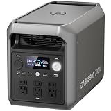 DABBSSON 2048Wh Portable Power Station, Safe Semi-Solid LiFePO4, 3300W Power Boost, 2200W AC Output ×6, 41lb,Compact & Lightweight, 1.3X Runtime, 2000L Solar Generator for Camping/Home/RV