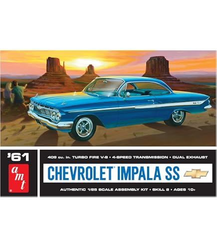 Amazon.com: AMT 1964 Chevrolet Impala Super Street Rod 1:25 Scale
