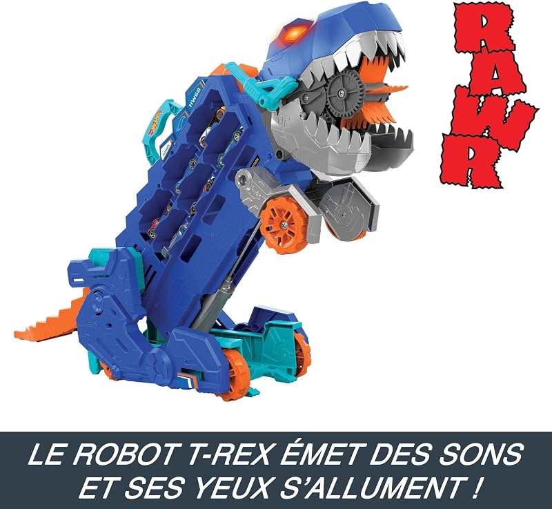 City Transporteur T-Rex et 2 Voitures Métal