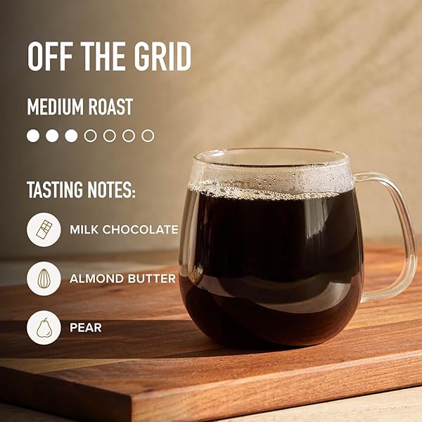PEET’S COFFEE, MEDIUM ROAST GROUND COFFEE, 100% ARABICA COFFEE – OFF THE GRID BLEND 10.5 OUNCE BAG
