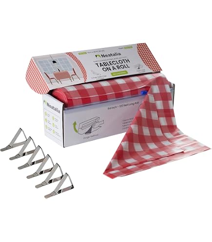 Rouleau de nappe en plastique, bleu bébé | Party Expert