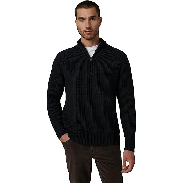 Sweat Homme Robert Graham Noir Taille M - 1/4 Zip, Tricot Coton - Occasion Parfait État