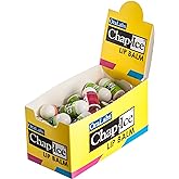 Chap-Ice® | Premium and Traditional Lip Balm for Chapped, Dry, or Windburned Lips | Pocket Size Display with Assorted Flavors - Cherry, Citrus Orange, Kiwi Lime - 50 Mini Sticks (0.10oz/3g)