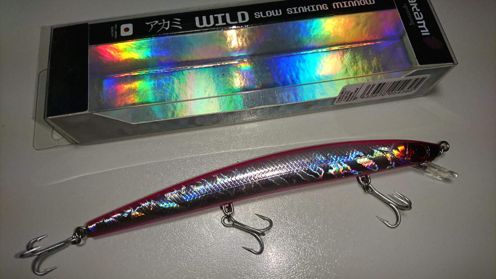 AKAMI Wild 140 Long Jerk Minnow, 16GR, Ideal for Sea Predators - Bass, Barracuda, Lecce Amia, Greenhouse